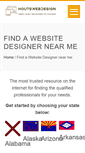 Mobile Screenshot of houtswebdesign.com
